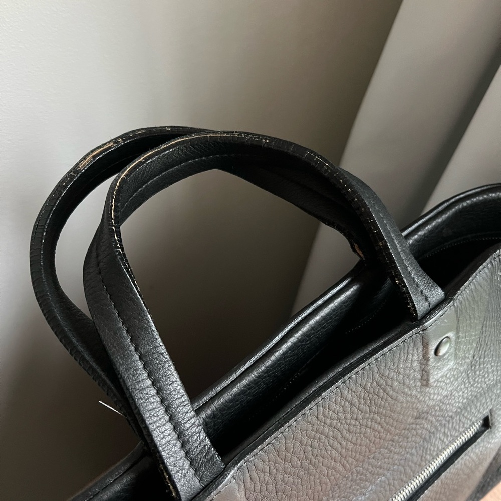 Maison Martin Margiela Black Leather Duffel Bag ghost briefcase - Picture 12 of 14